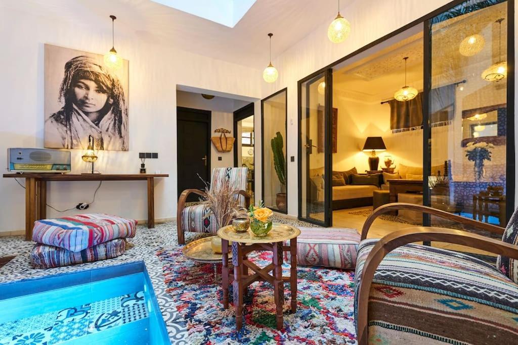 Riad Miloud En Exclusivite 10 P Au Coeur De La Medina Marrakesz Zewnętrze zdjęcie